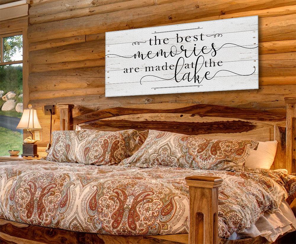 The Best Memories Lake - Canvas