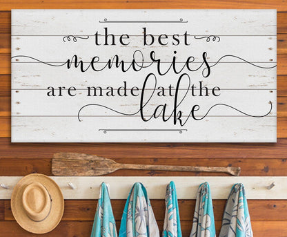 The Best Memories Lake - Canvas