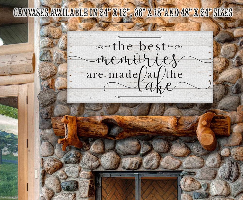 The Best Memories Lake - Canvas
