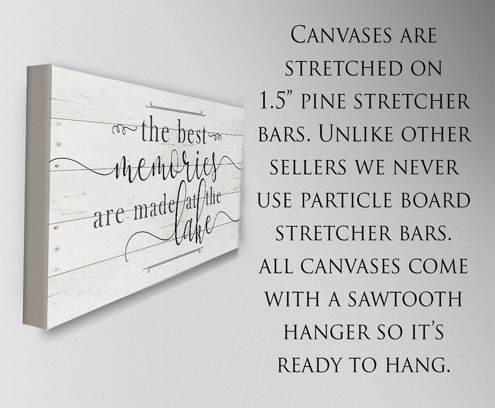 The Best Memories Lake - Canvas