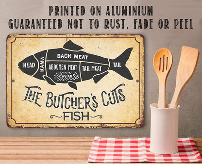 The Butcher's Cut FISH - Metal Sign