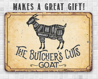 The Butcher's Cut GOAT - Metal Sign