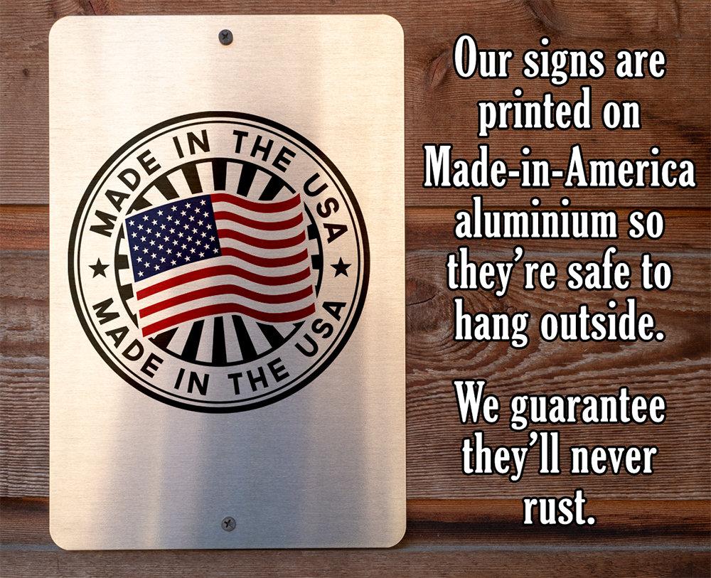 The Butcher's Cut KNIVES - Metal Sign