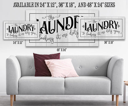 The Laundry Dirty - Canvas