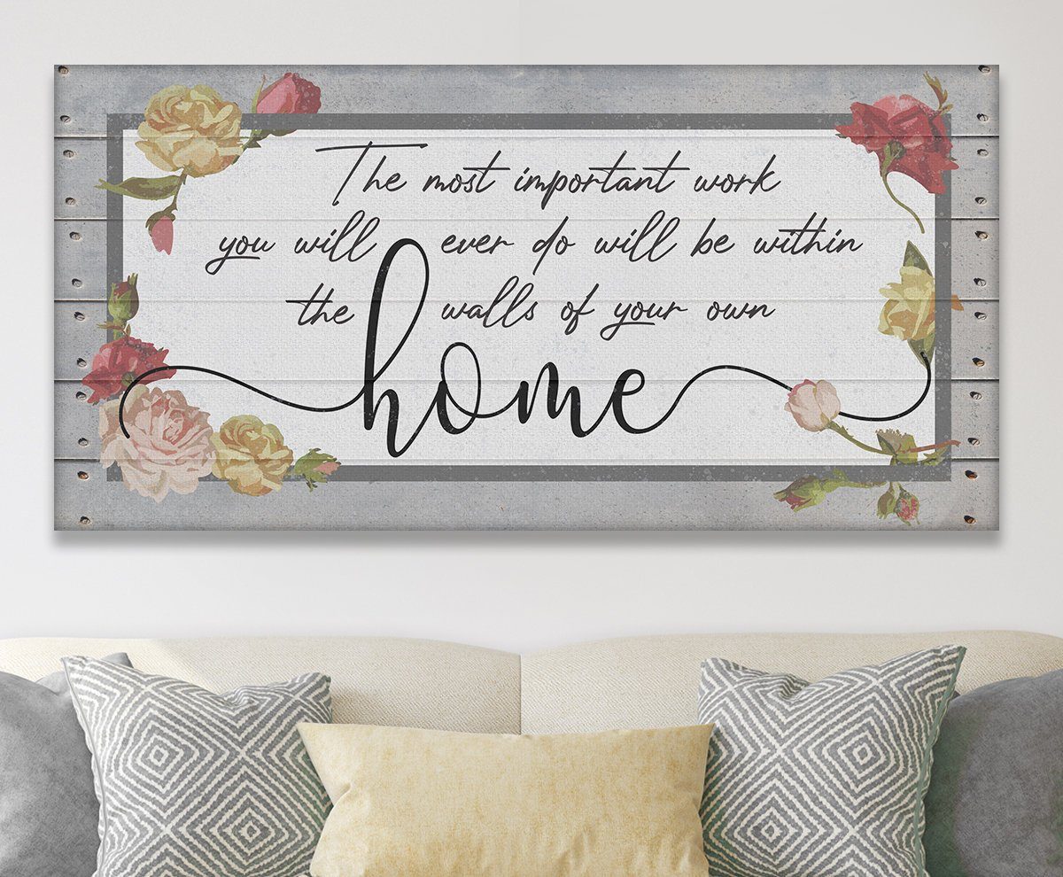 The Most Important Work - Canvas