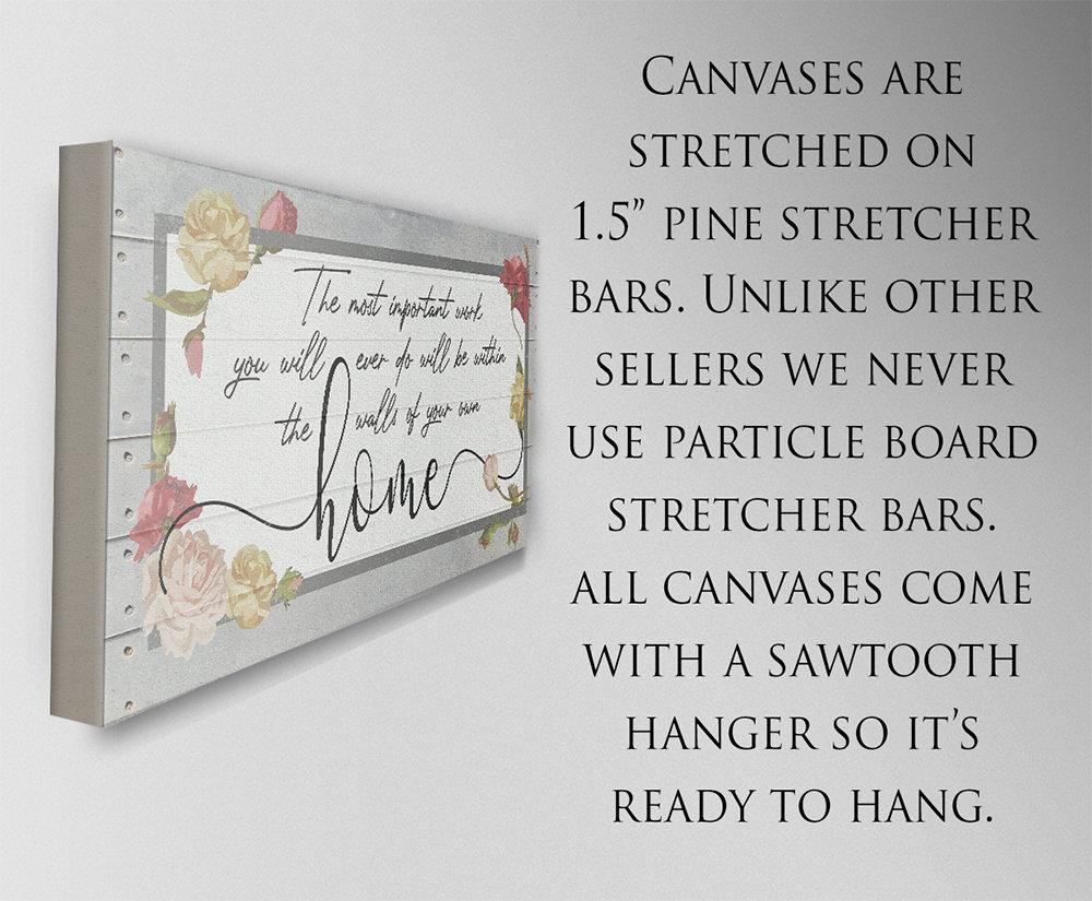 The Most Important Work - Canvas