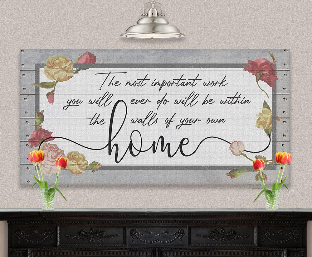 The Most Important Work - Canvas