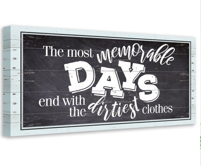 The Most Memorable Days - Canvas