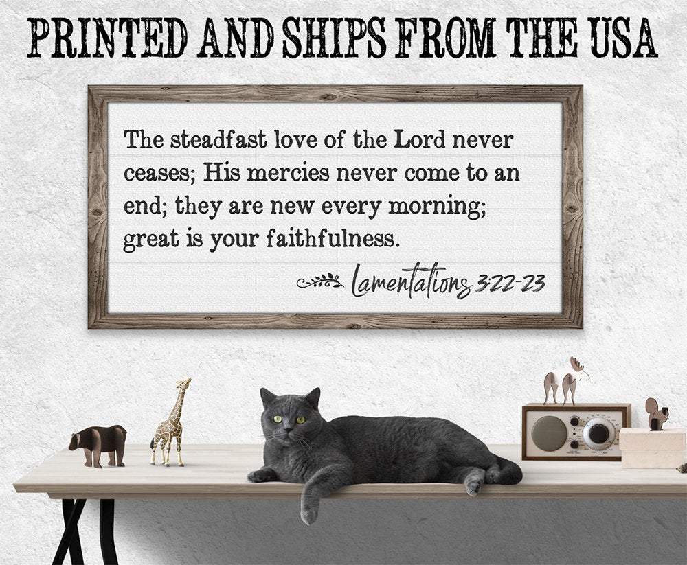 The Steadfast Love - Canvas
