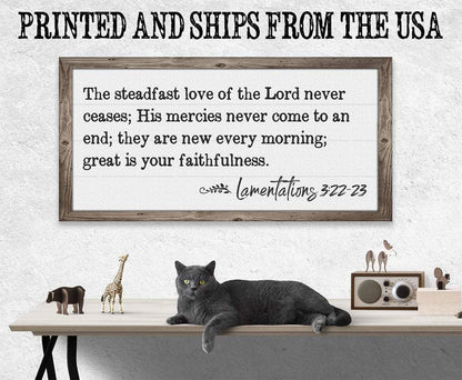 The Steadfast Love - Canvas