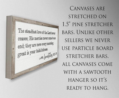 The Steadfast Love - Canvas