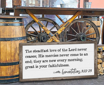 The Steadfast Love - Canvas