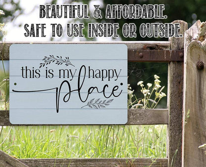 My Happy Place - Metal Sign