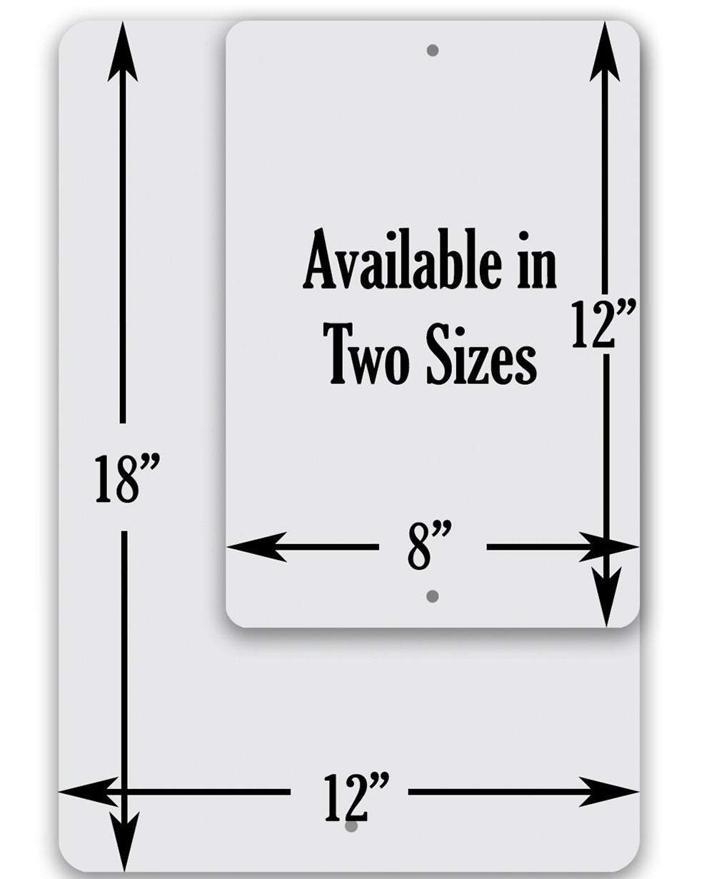 A Rainy Day At The Beach - Metal Sign