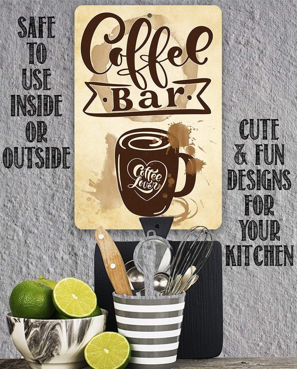 Coffee Bar Coffee Lover - Metal Sign