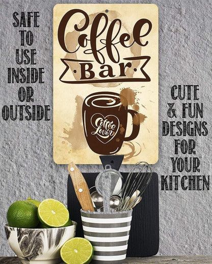 Coffee Bar Coffee Lover - Metal Sign