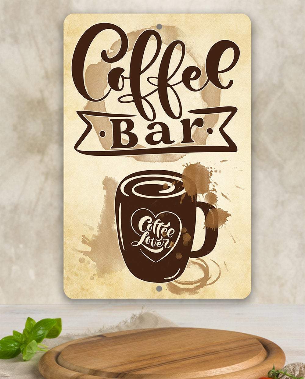 Coffee Bar Coffee Lover - Metal Sign