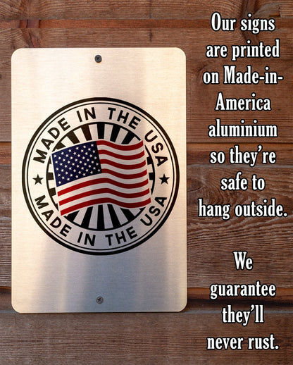 Caution, Upon Further Review, I'm Going To Need An Adult Beverage - Metal Sign