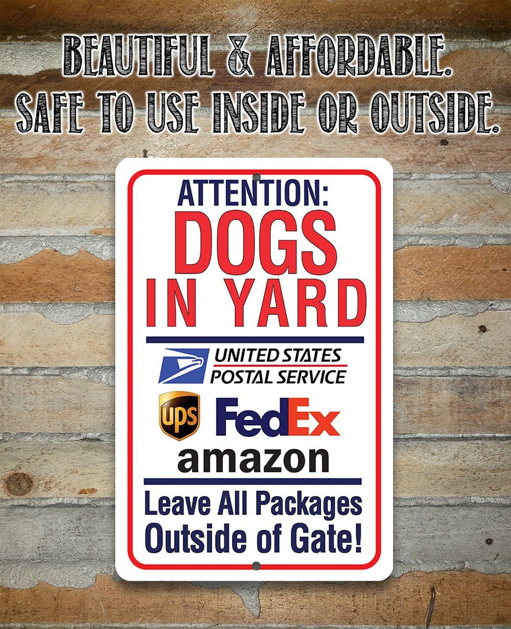 Postal Sign Design - Metal Sign