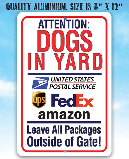 Postal Sign Design - Metal Sign