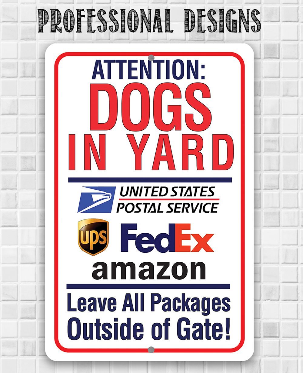 Postal Sign Design - Metal Sign