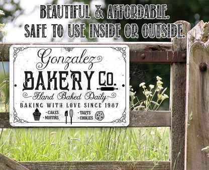 Personalized - Bakery Sign - Metal Sign