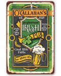 Personalized - Irish Pub - Metal Sign