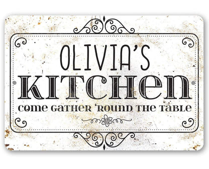 Personalized - Kitchen - Metal Sign