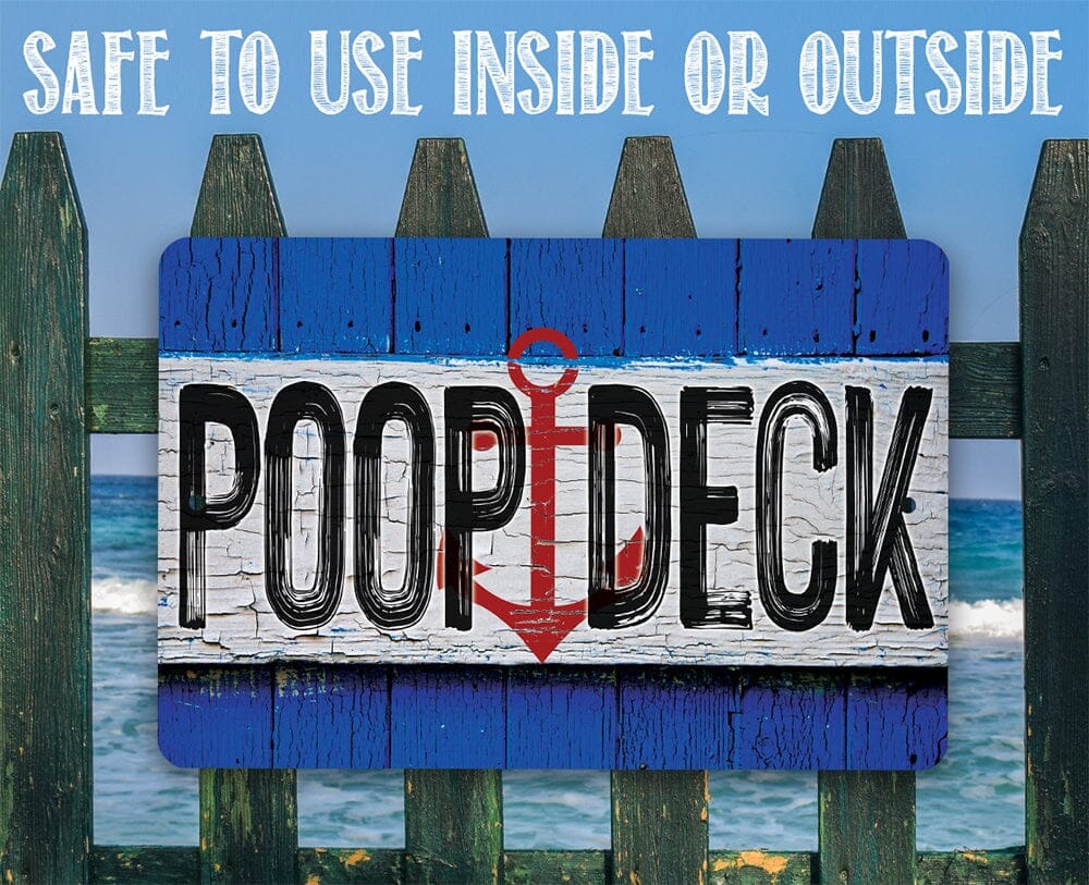 Poop Deck - Metal Sign