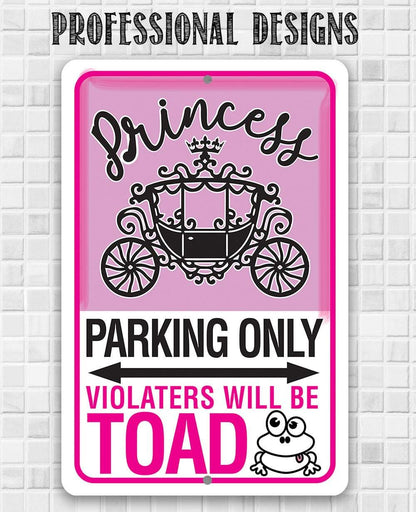 Princess Parking - Metal Sign