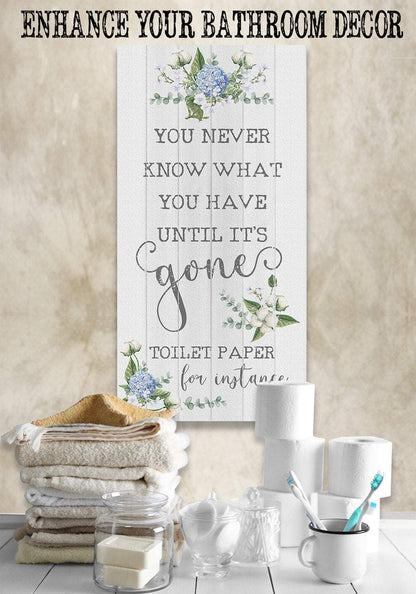 Toilet Paper - Canvas