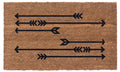Arrows Vinyl Coir Doormat