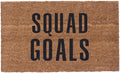 Squad Goals Vinyl Coir Doormat