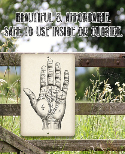 Vintage Palm Reading - Metal Sign