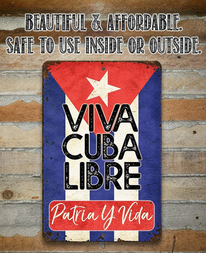 Viva Cuba Libre - Metal Sign