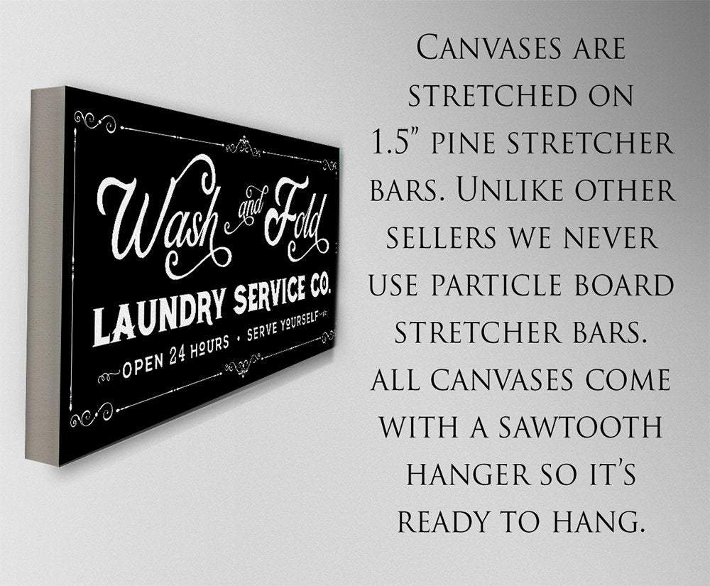 Wash and Fold Laundry - Canvas