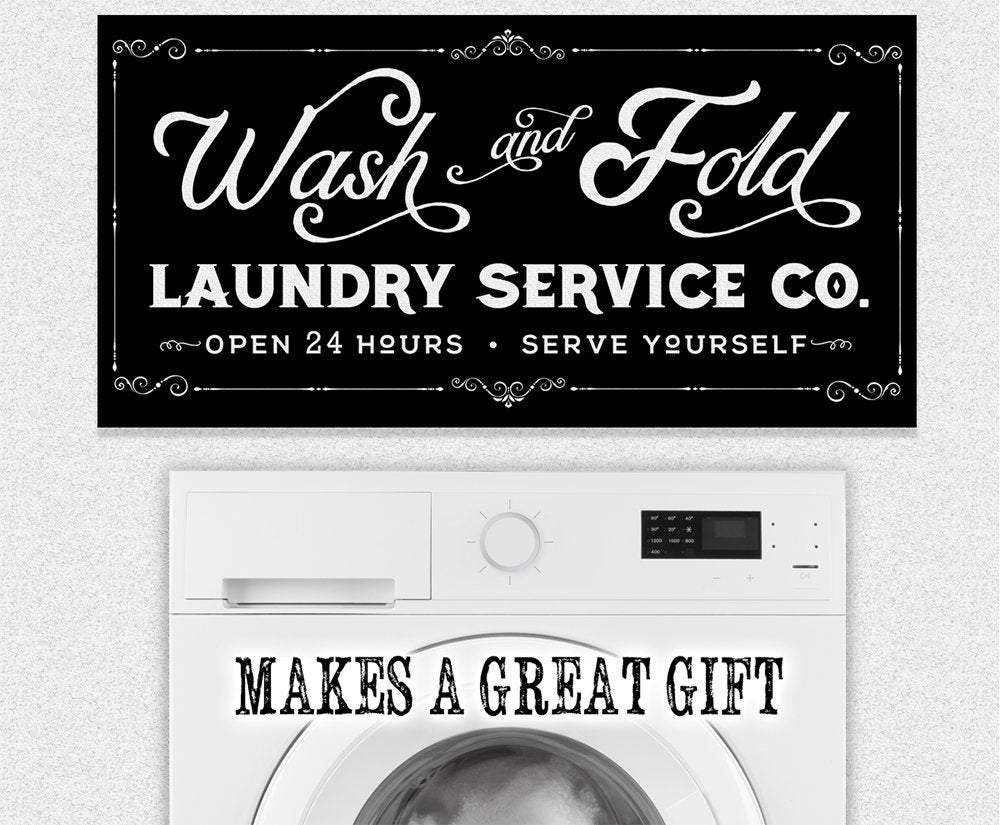 Wash and Fold Laundry - Canvas