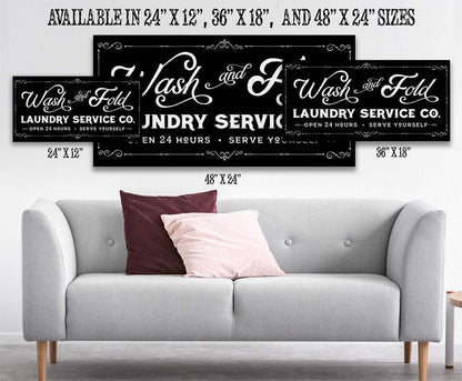 Wash and Fold Laundry - Canvas