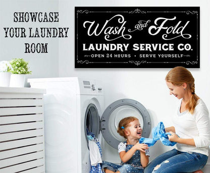 Wash and Fold Laundry - Canvas