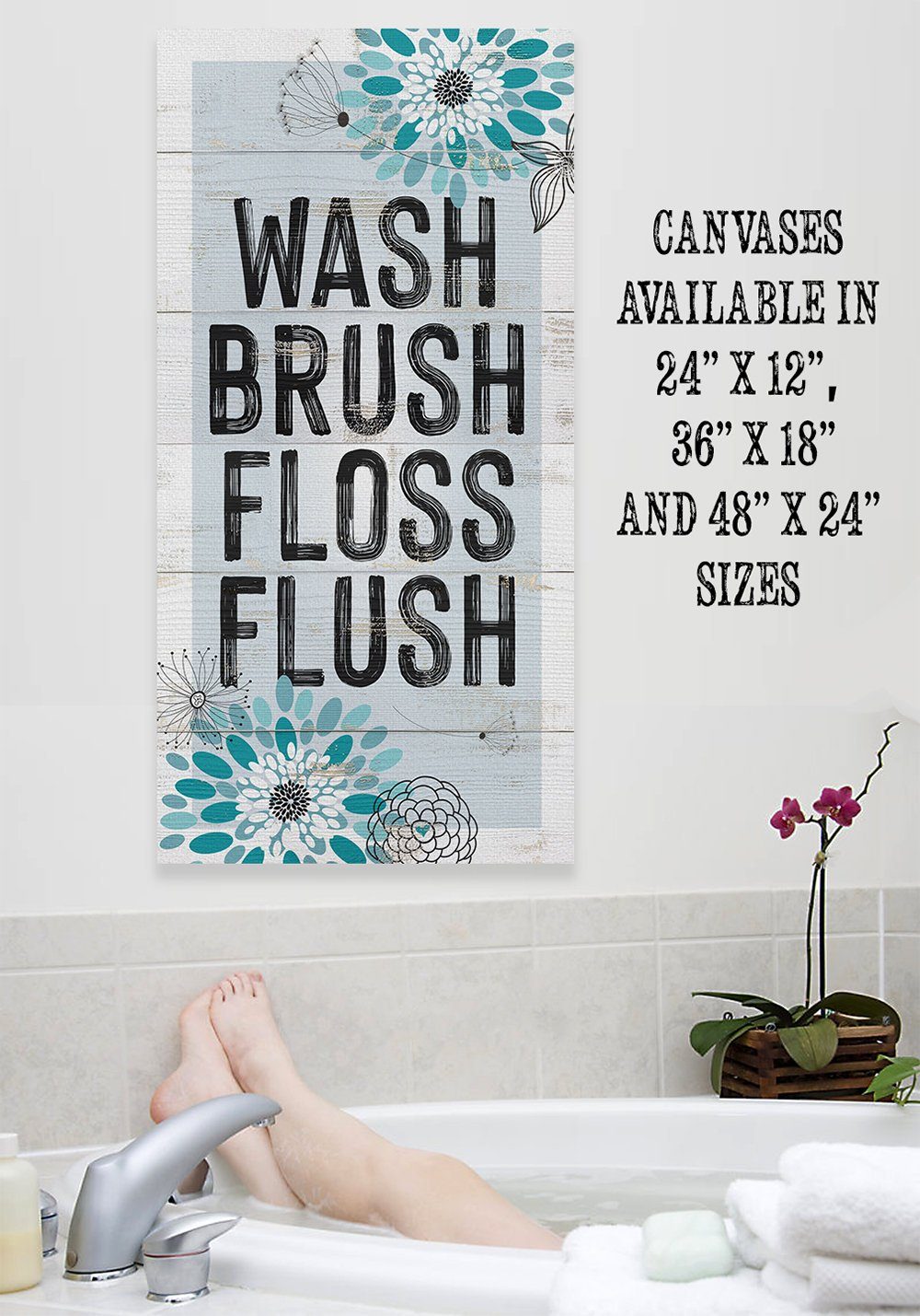Wash Brush Floss - Canvas