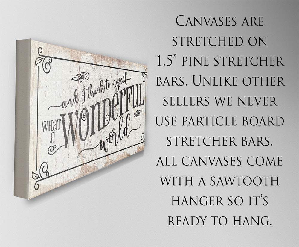 What a Wonderful World - Canvas