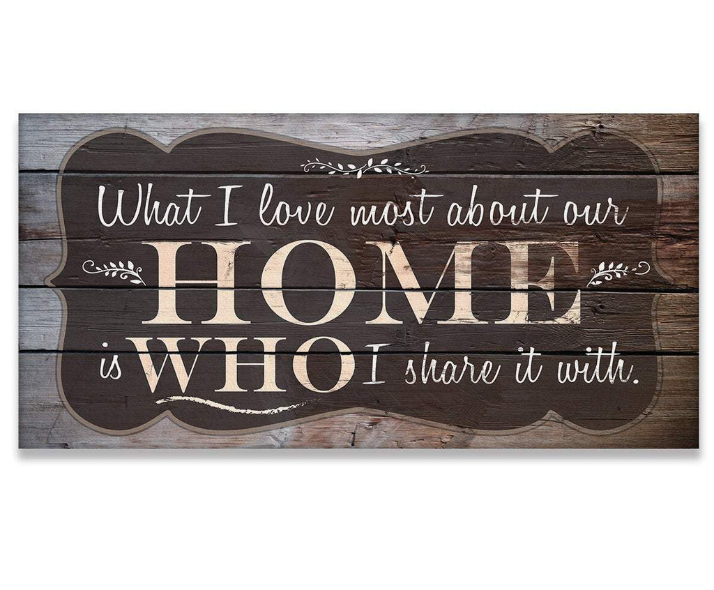 What I Love Most - Canvas