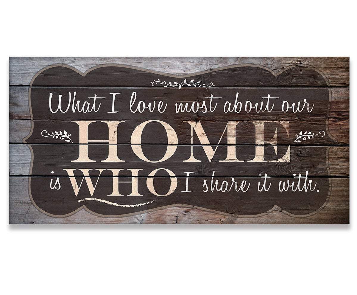 What I Love Most - Canvas