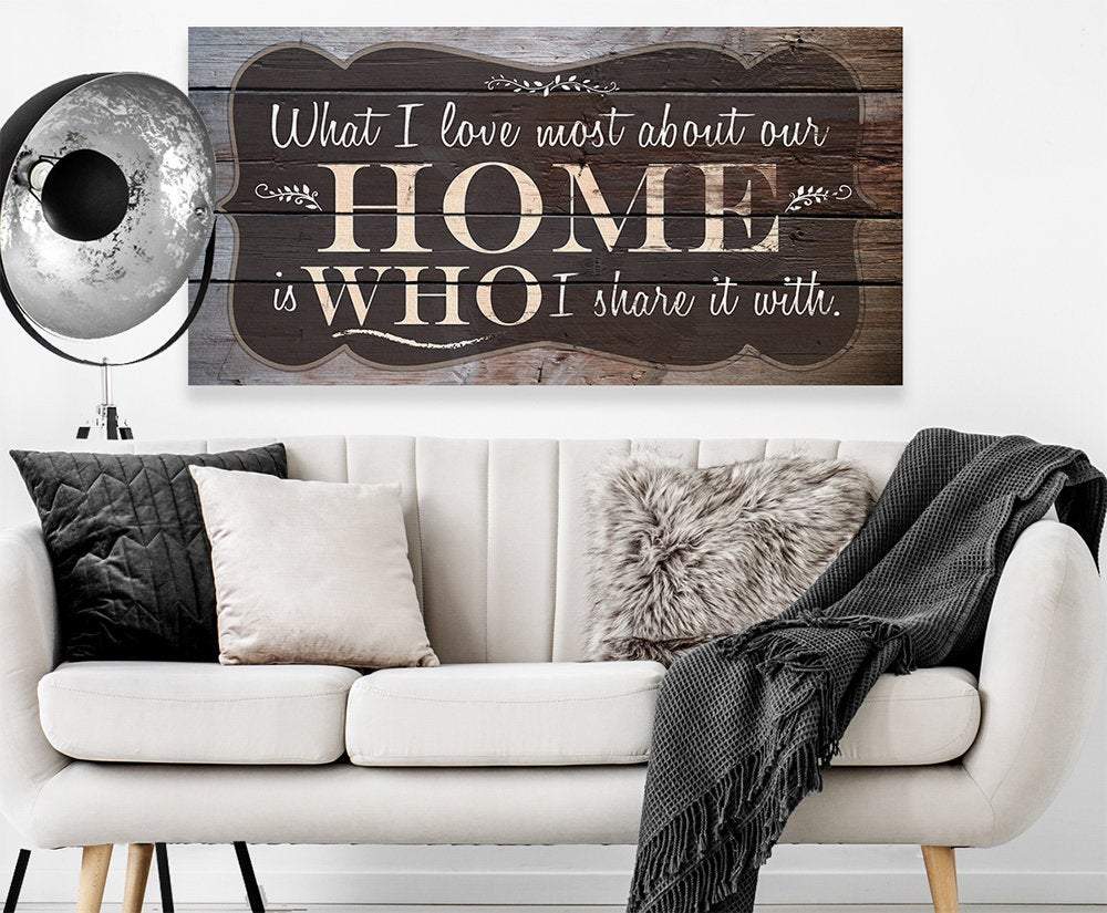 What I Love Most - Canvas