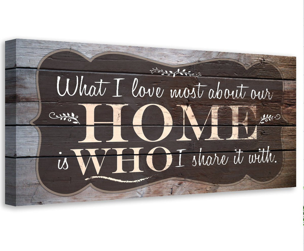 What I Love Most - Canvas