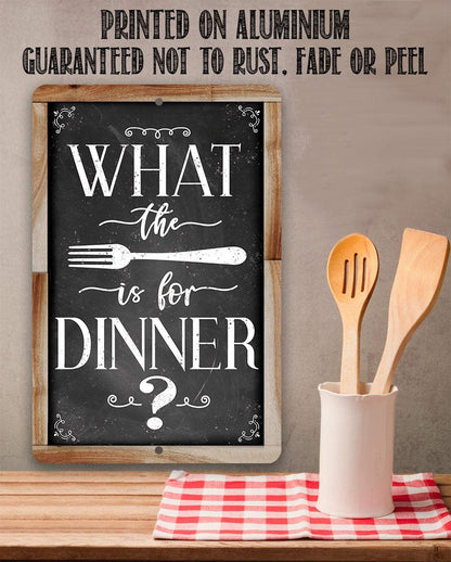 What The Fork - Metal Sign