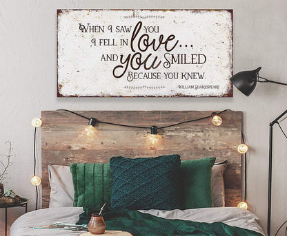 When I Saw You - Canvas