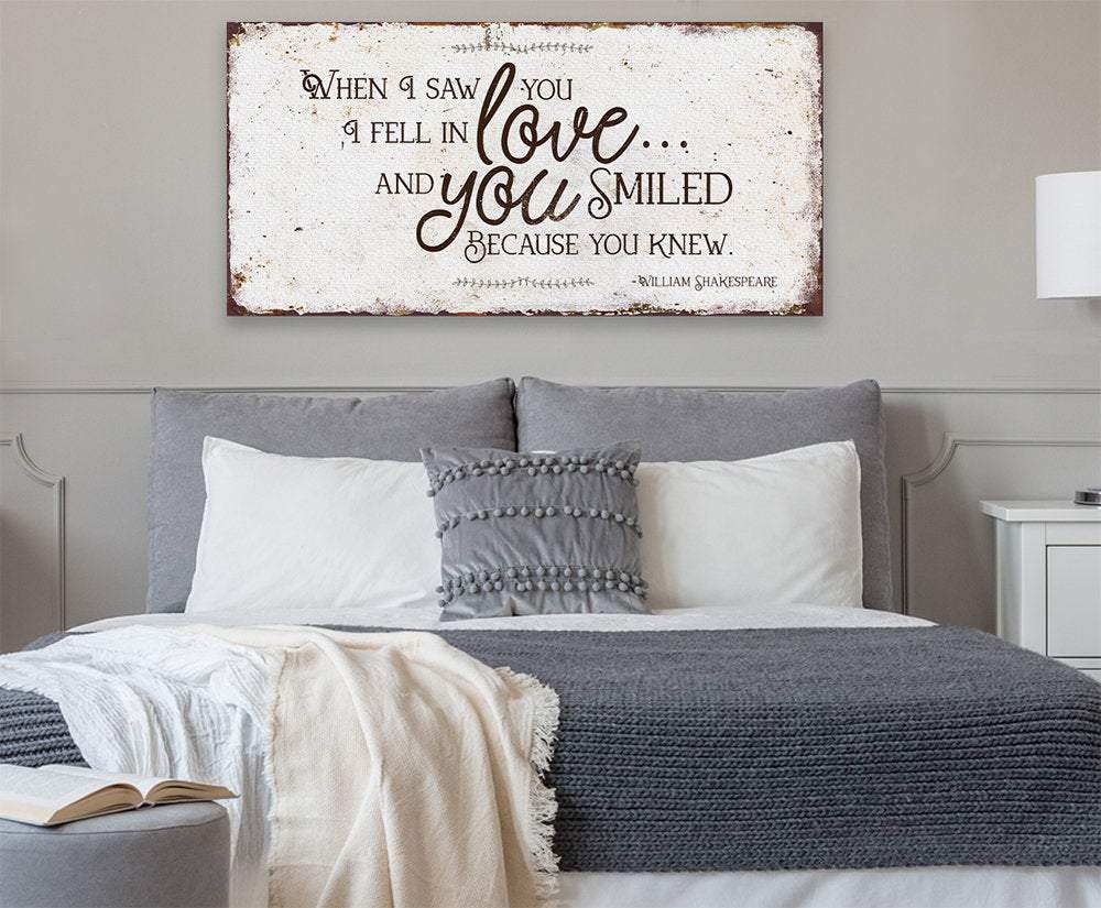 When I Saw You - Canvas