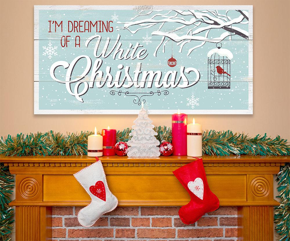 White Christmas - Canvas