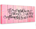 With Grace In Her Heart - Canvas